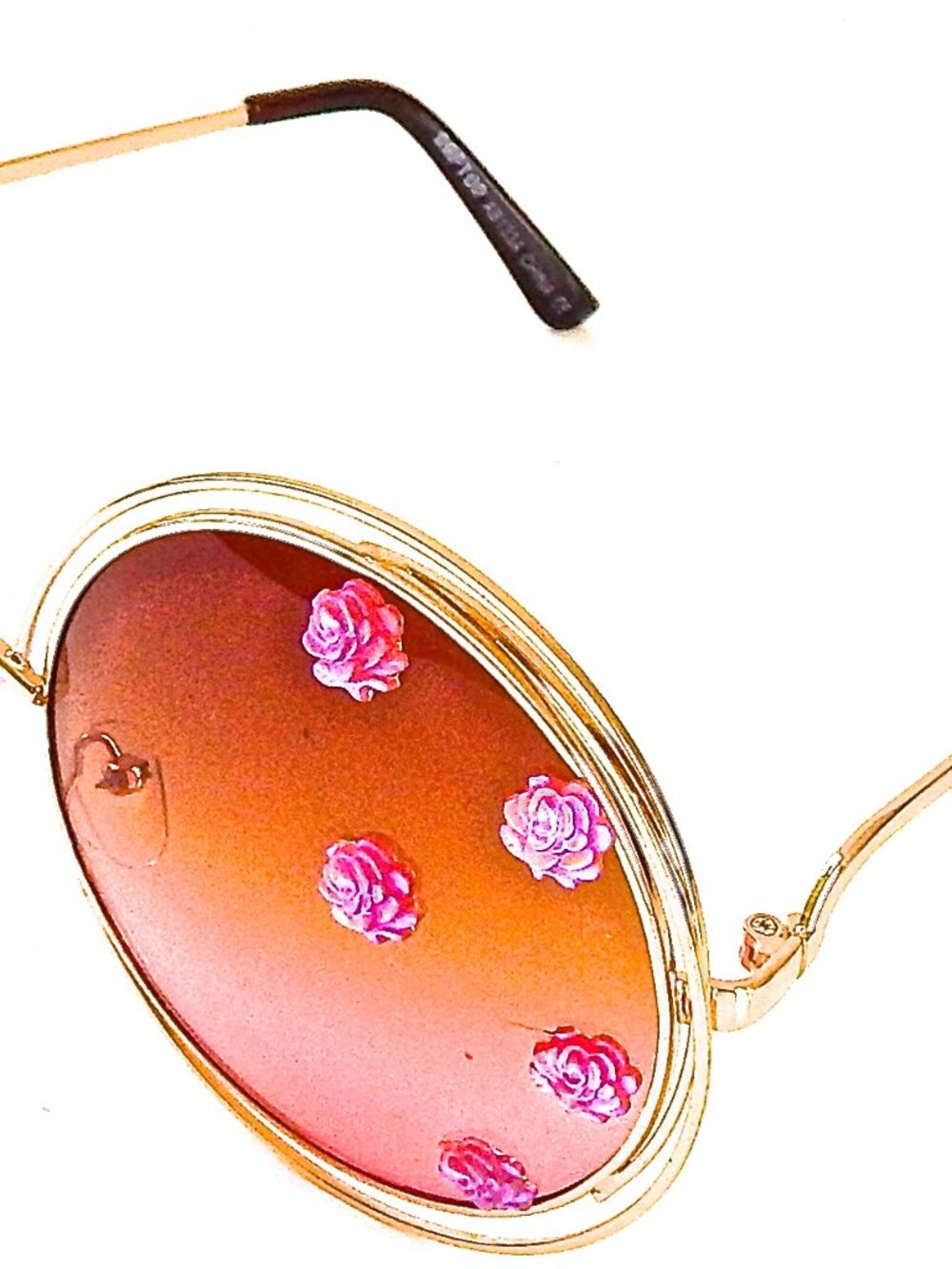 GASOLINE GLAMOUR LUCY IN THE SKY WITH DIAMONDS PINK BONITA JOPLIN SUNGLASSES 🌸